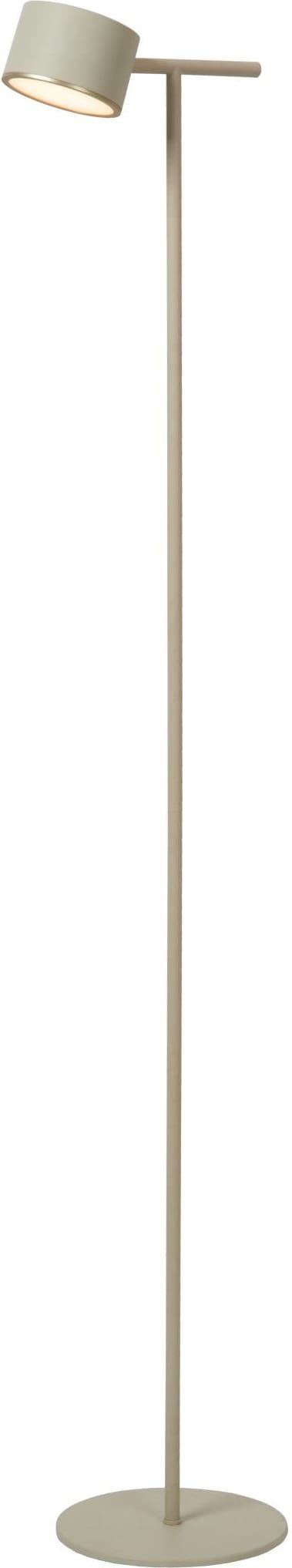 Gian Vloerlamp Led Dimb. - Taupe Lucide Vloerlamp 44717/08/41