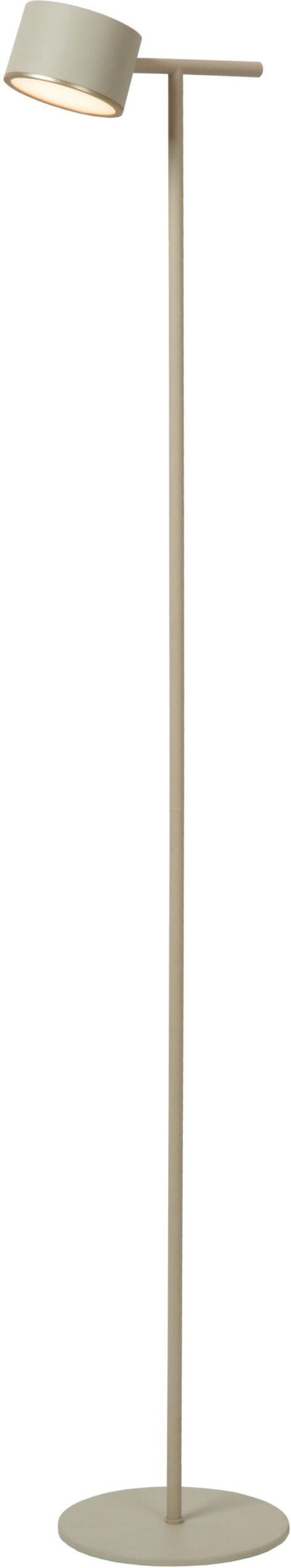 Gian Vloerlamp Led Dimb. - Taupe Lucide Vloerlamp 44717/08/41
