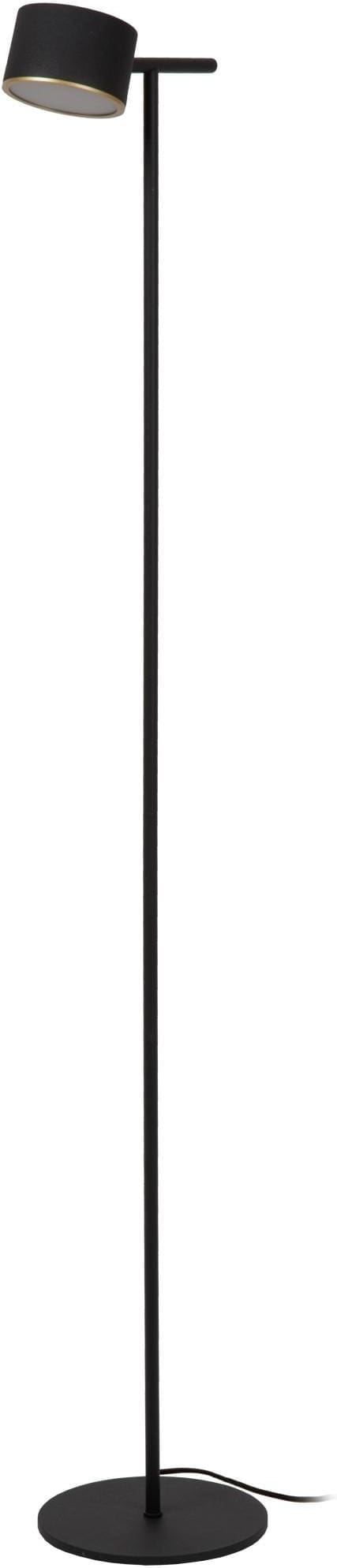 Gian Vloerlamp Led Dimb. - Zwart Lucide Vloerlamp 44717/08/30