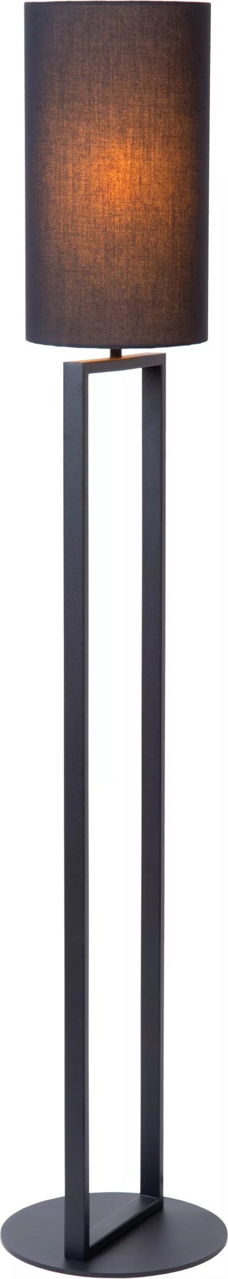 Herman Vloerlamp Ø26 cm - Zwart Lucide Vloerlamp 30762/81/30