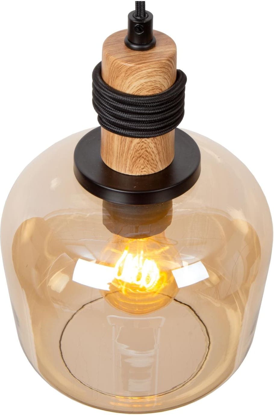 Ilona Hanglamp - Amber Lucide Hanglamp 45408/03/62