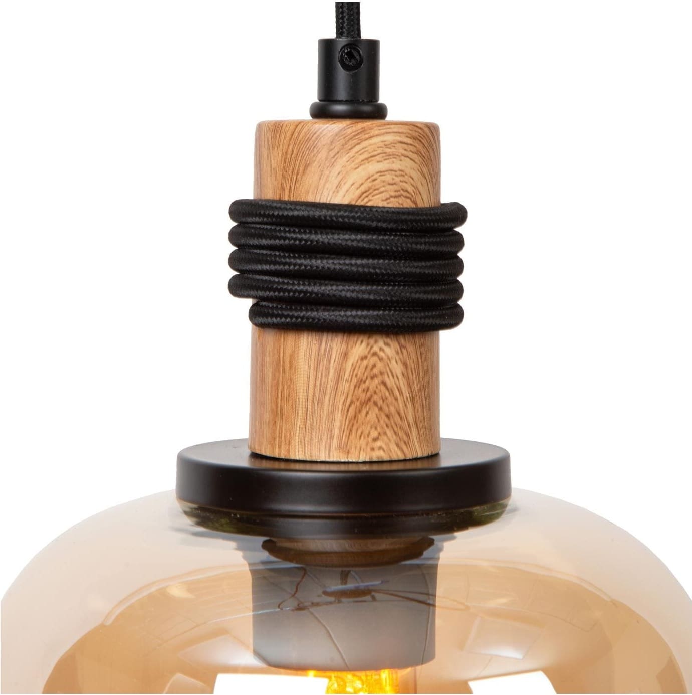Ilona Hanglamp - Amber Lucide Hanglamp 45408/03/62