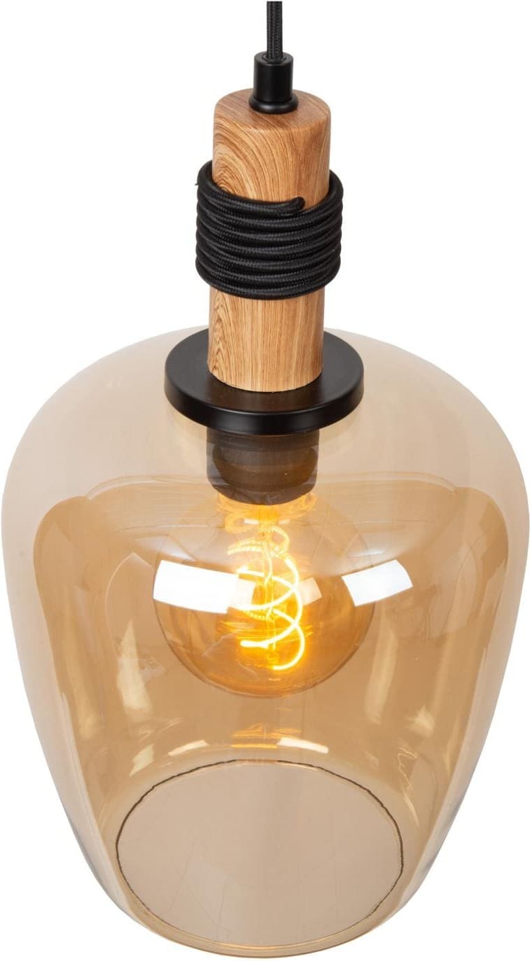 Ilona Hanglamp Ø22 cm - Amber Lucide Hanglamp 45408/22/62
