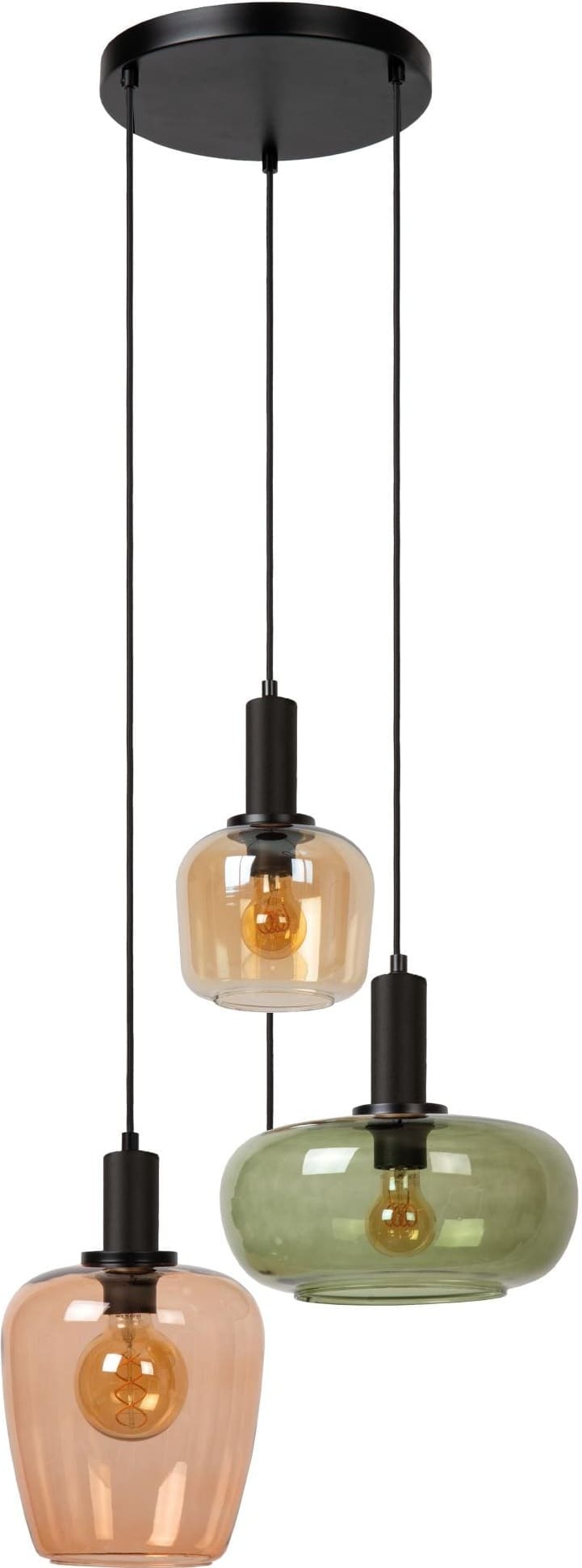 Ilona Hanglamp - Zwart Lucide Hanglamp 45408/13/99