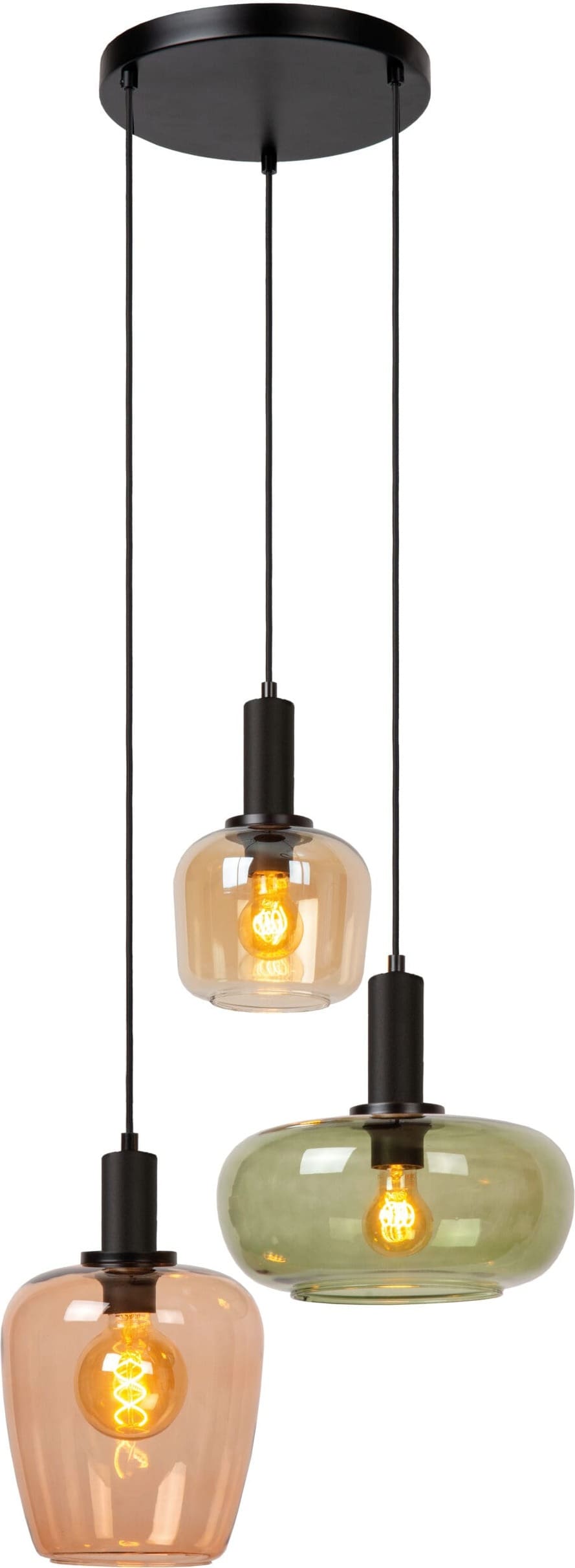 Ilona Hanglamp - Zwart Lucide Hanglamp 45408/13/99