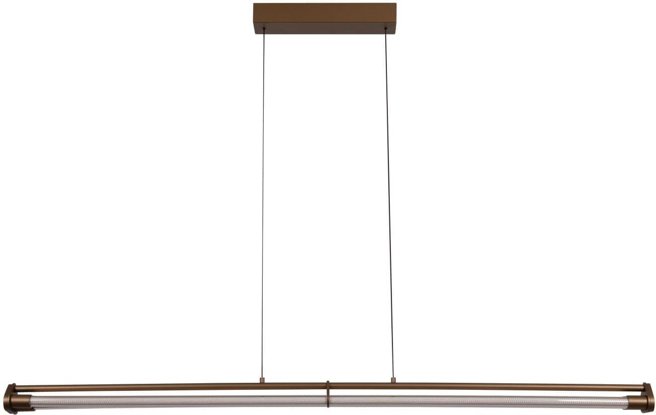 Janderin Hanglamp Led Dimb. Cct 2x16,5w 2200k/3300k - Champagne Kleur | Vibes Lucide Hanglamp 24405/34/05