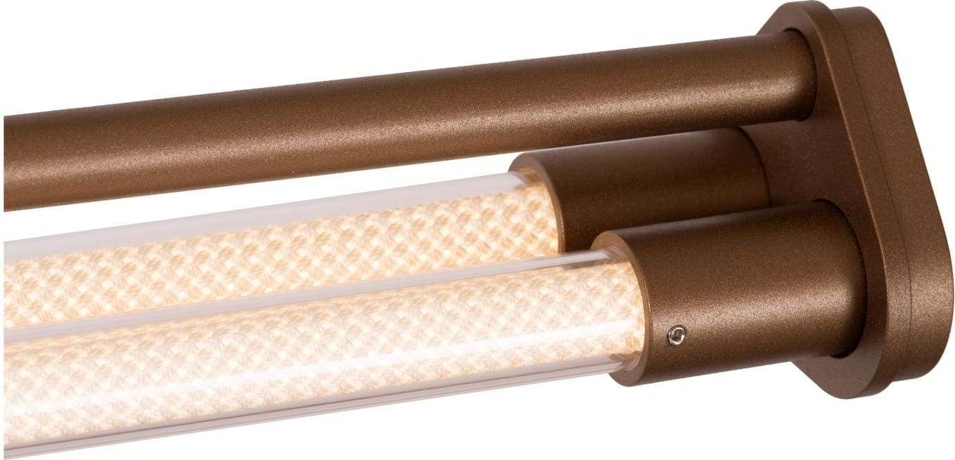 Janderin Hanglamp Led Dimb. Cct 2x16,5w 2200k/3300k - Champagne Kleur | Vibes Lucide Hanglamp 24405/34/05