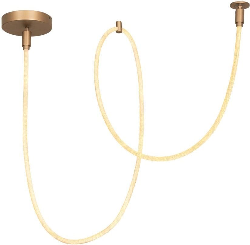 Janderin Plafonnière Led Dimb. Cct - Champagne Kleur | Vibes Lucide Plafondlamp 24105/36/05