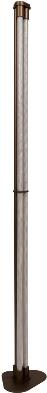Janderin Vloerlamp Led Dimb. Cct 2x17w 2200k/3300k - Champagne Kleur | Vibes Lucide Vloerlamp 24705/34/05