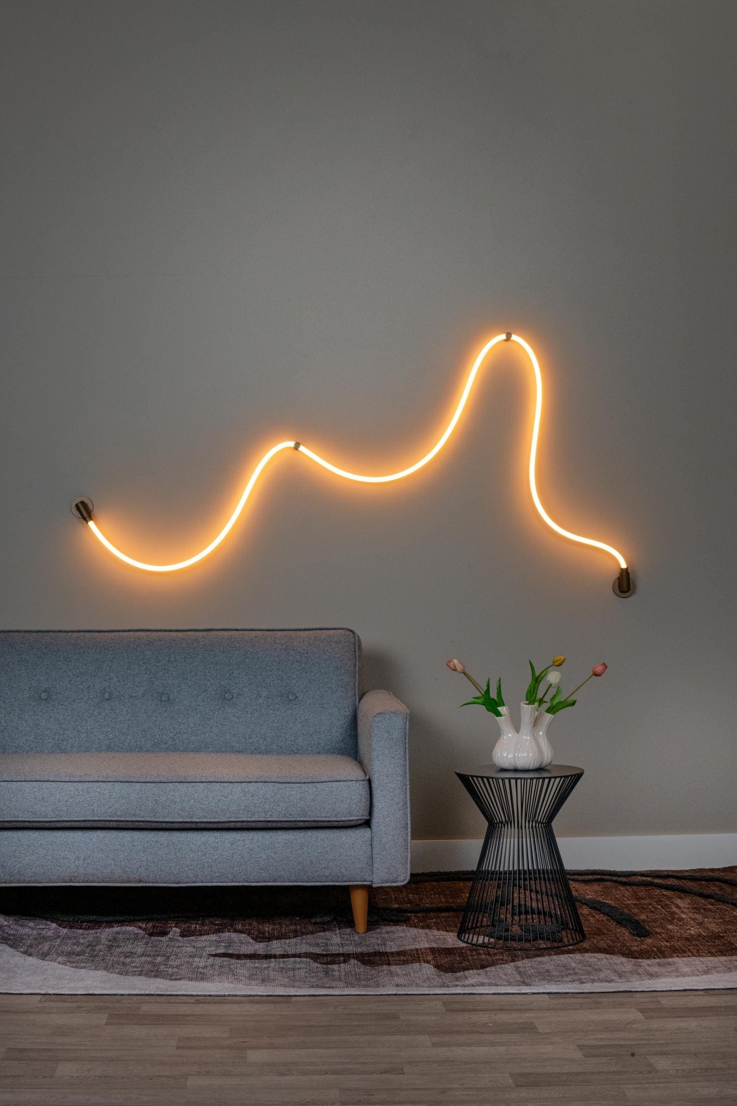 Janderin Wandlamp Led Dimb. Cct 1x48w 2200k/3300k - Champagne Kleur | Vibes Lucide Wandlamp 24205/54/05