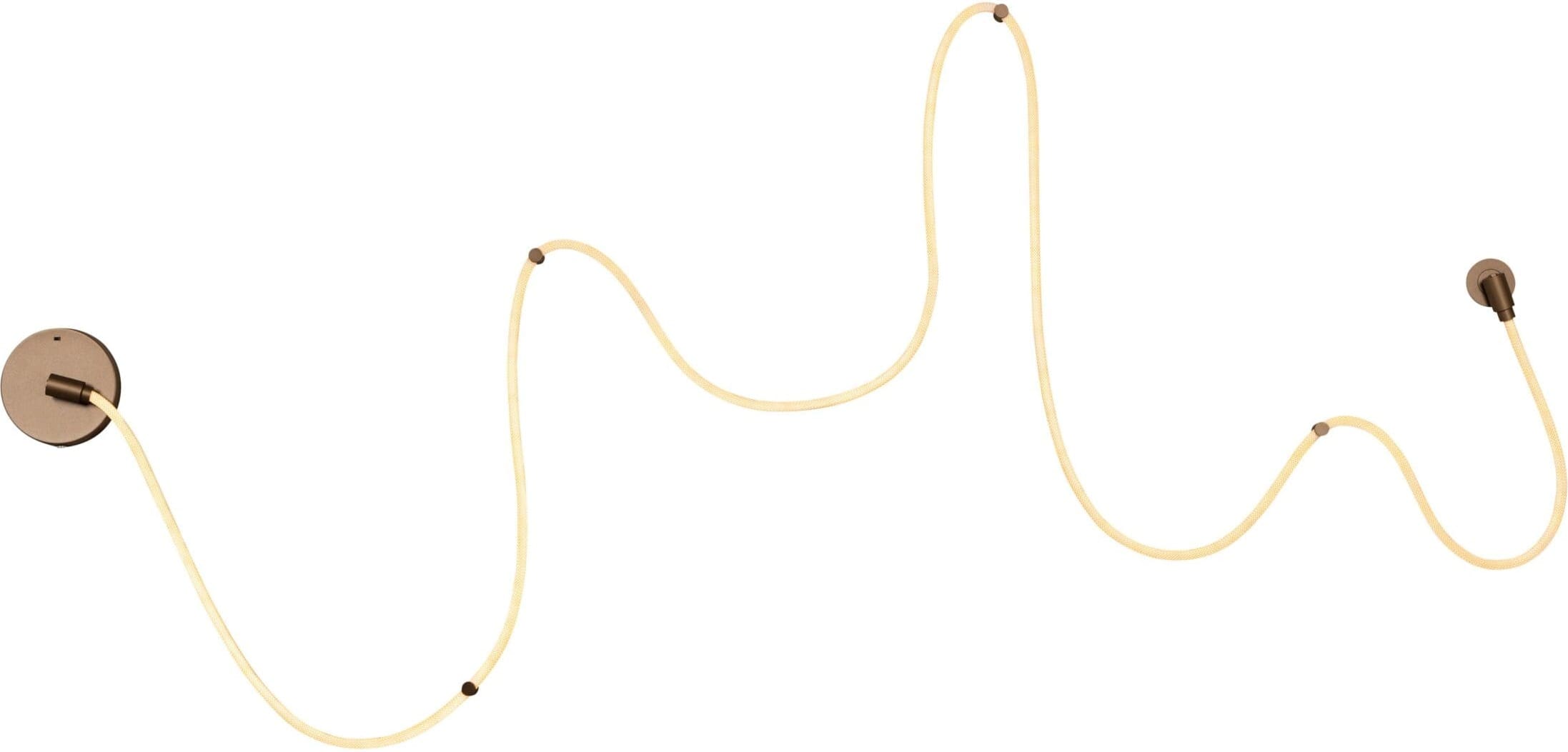 Janderin Wandlamp Led Dimb. Cct 1x48w 2200k/3300k - Champagne Kleur | Vibes Lucide Wandlamp 24205/54/05