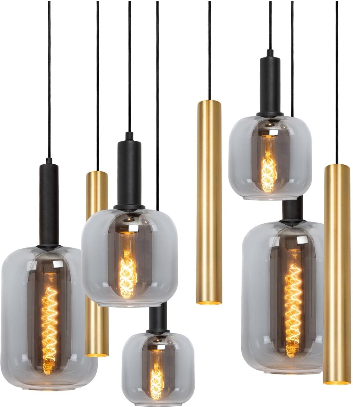 Joanet Hanglamp - Messing Lucide Hanglamp 45494/19/96