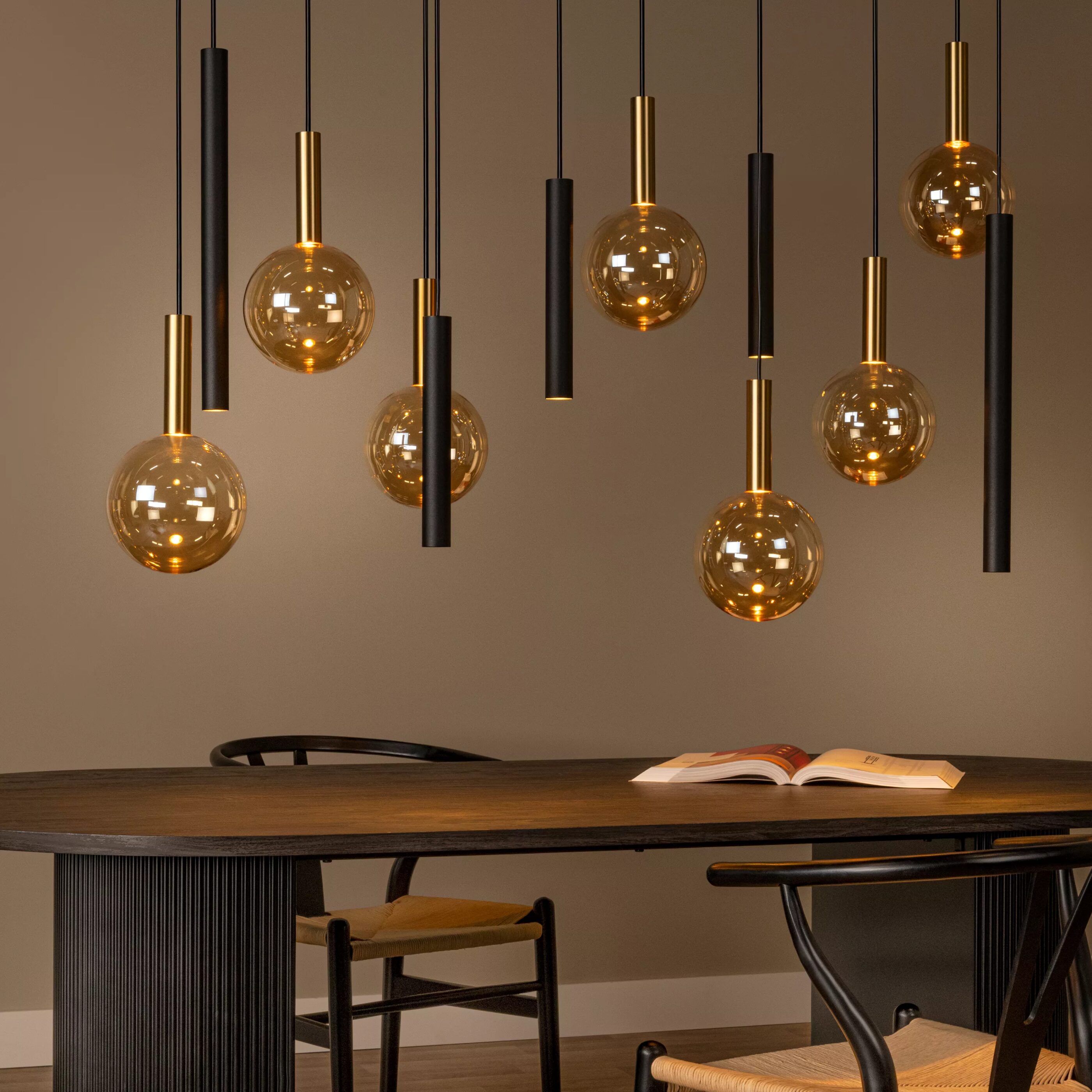 Josiane Hanglamp - Zwart | Vibes Lucide Hanglamp 21441/12/62