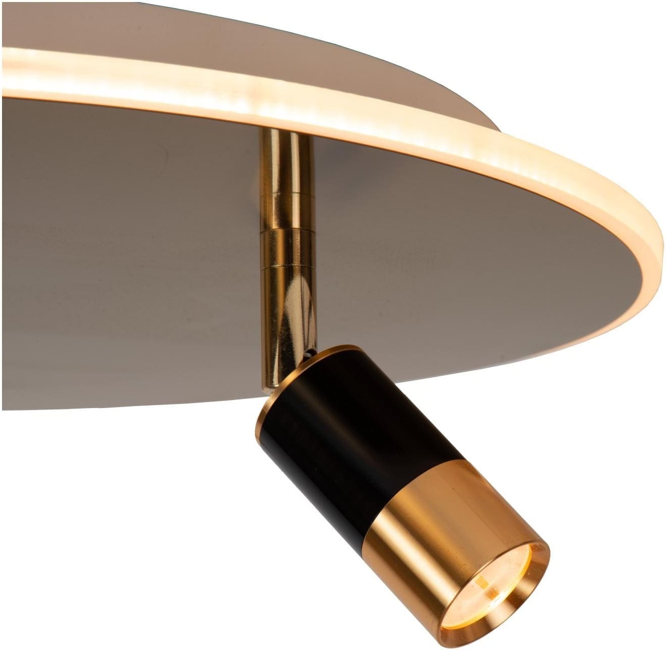 Jubel Plafonnière Ø48 cm Led Cct - Mat Goud / Messing Lucide Plafondlamp 71101/48/02