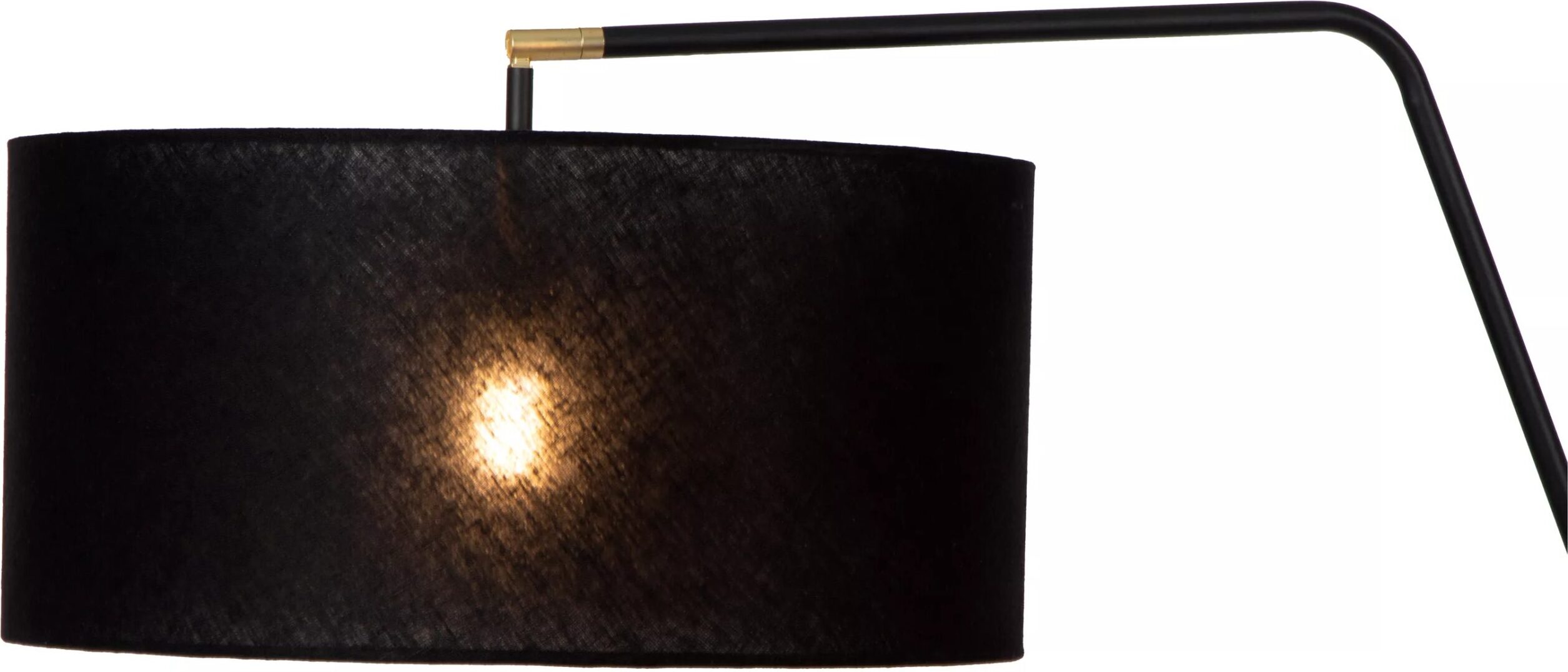 Kelso Vloerlamp - Zwart Lucide Vloerlamp 44719/81/30