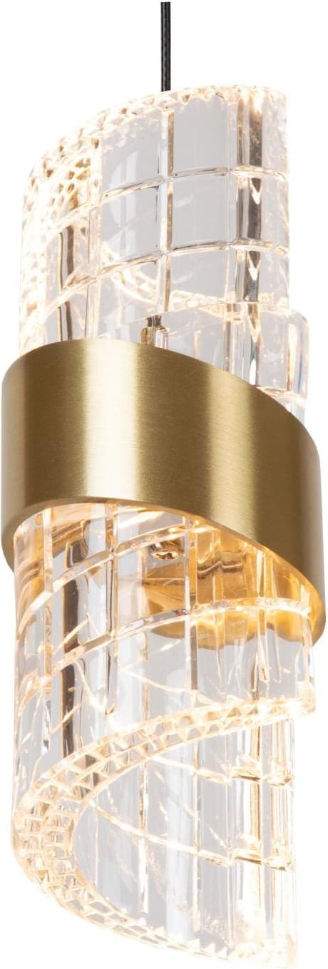 Kligande Hanglamp Led Dimb. - Mat Goud / Messing Lucide Hanglamp 13496/35/02