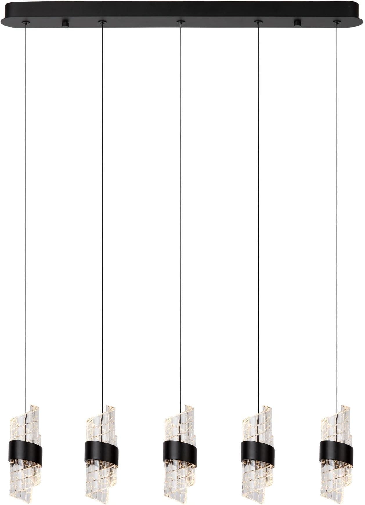 Kligande Hanglamp Led Dimb. - Zwart Lucide Hanglamp 13496/35/30