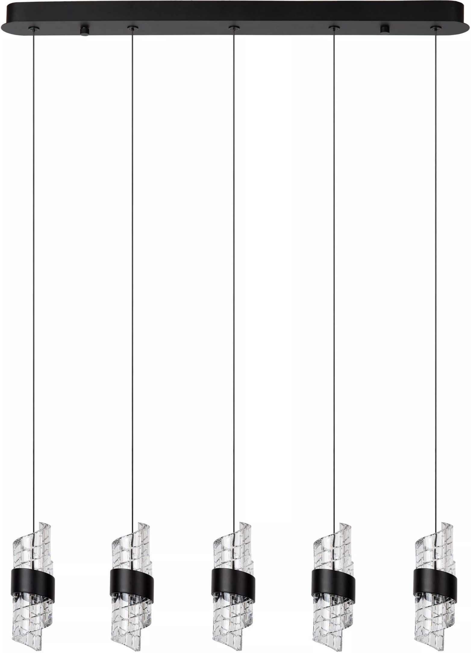 Kligande Hanglamp Led Dimb. - Zwart Lucide Hanglamp 13496/35/30