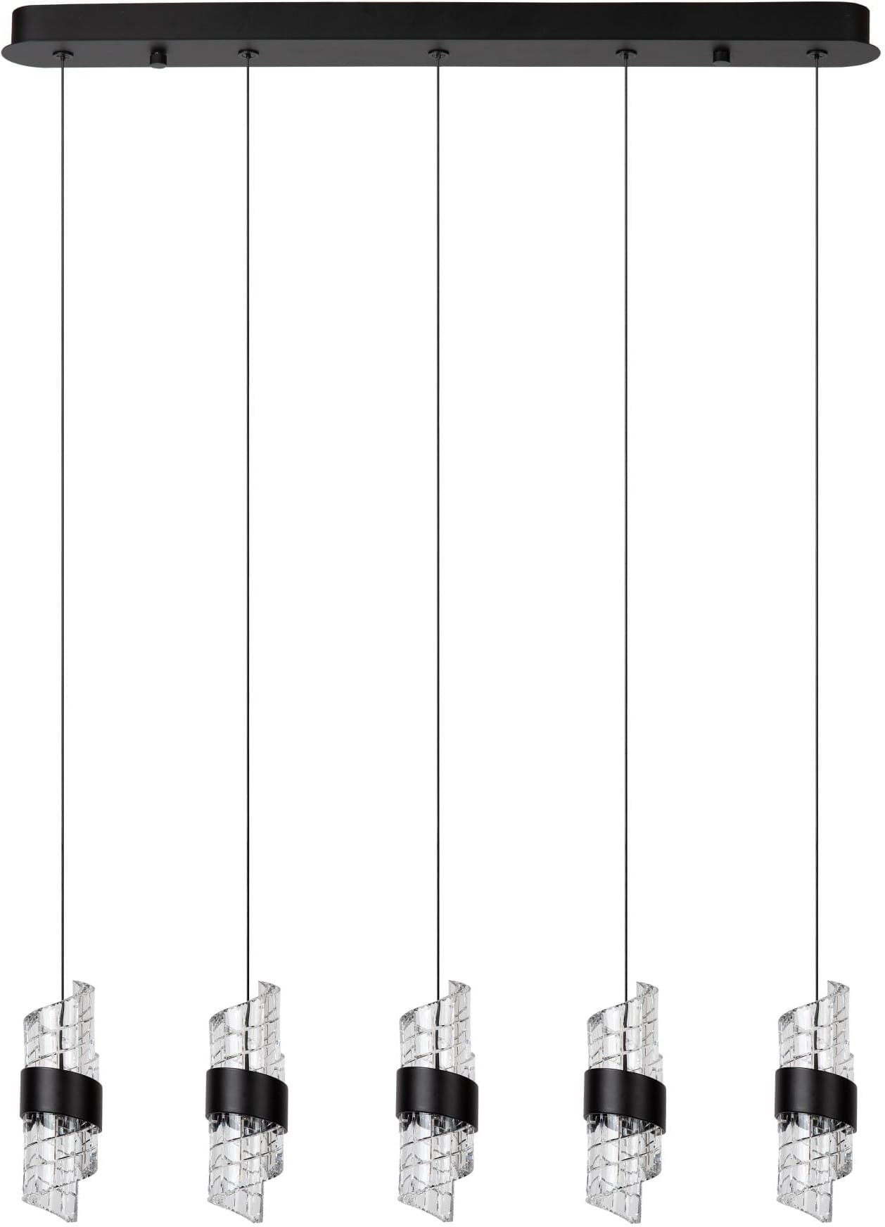 Kligande Hanglamp Led Dimb. - Zwart Lucide Hanglamp 13496/35/30