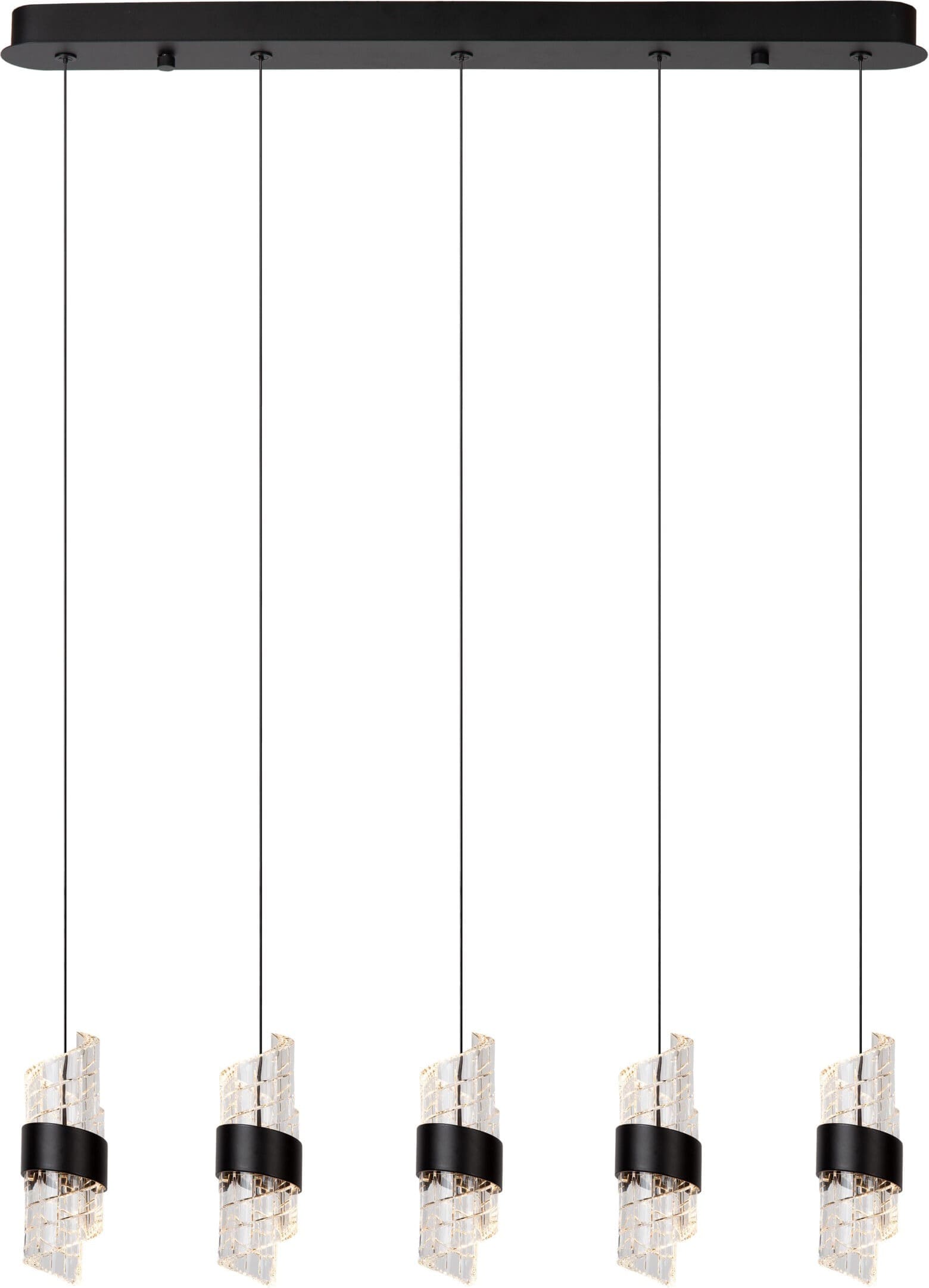 Kligande Hanglamp Led Dimb. - Zwart Lucide Hanglamp 13496/35/30