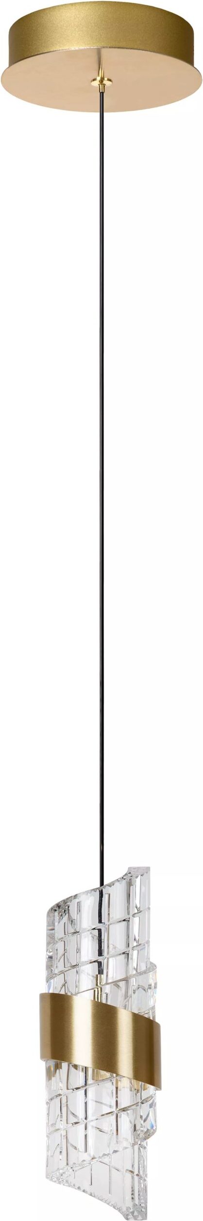 Kligande Hanglamp Ø13 cm Led - Mat Goud / Messing Lucide Hanglamp 13496/07/02