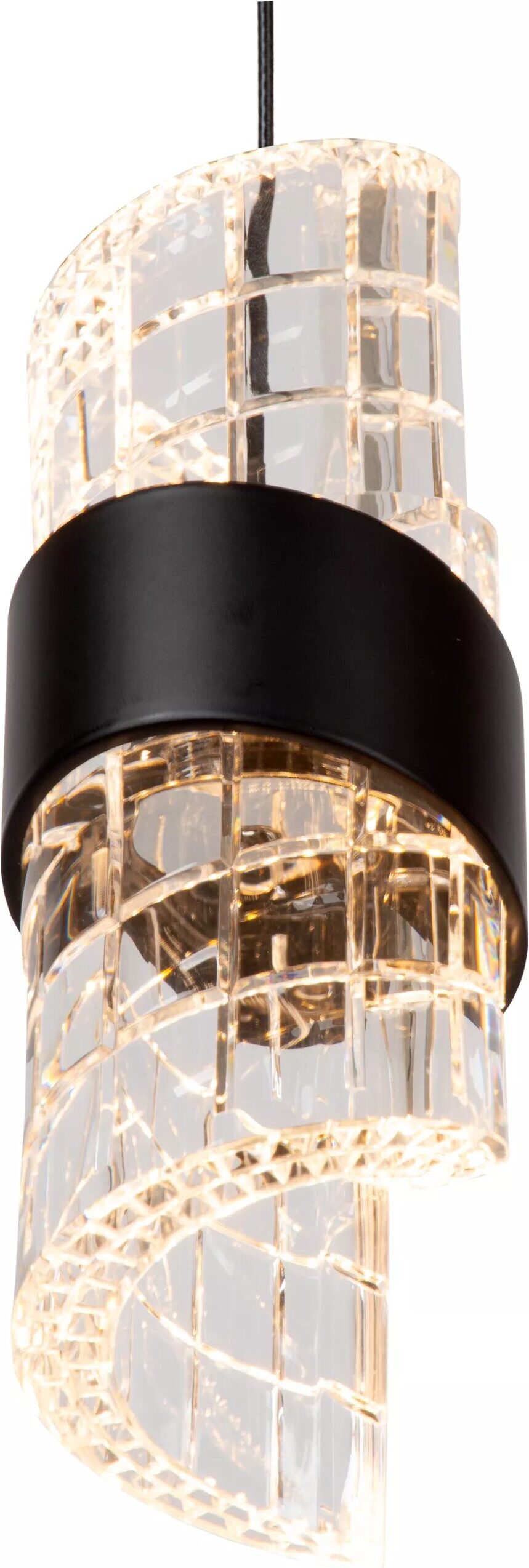 Kligande Hanglamp Ø25 cm Led Dimb. - Zwart Lucide Hanglamp 13496/21/30