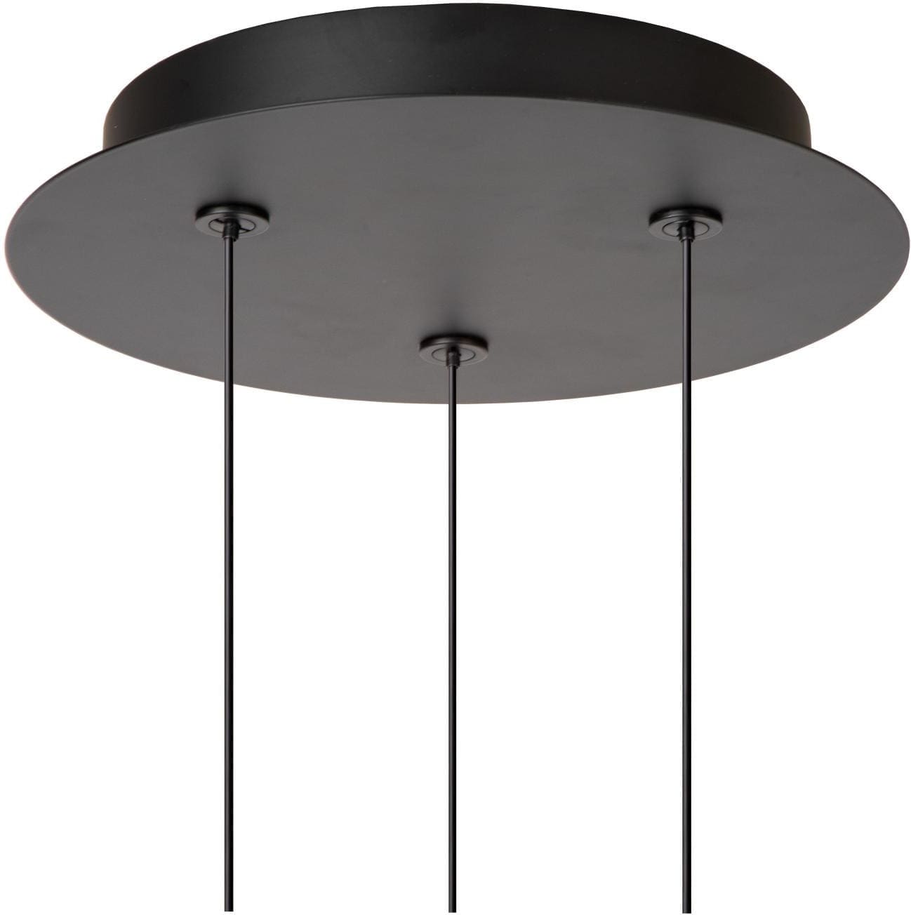 Kligande Hanglamp Ø25 cm Led Dimb. - Zwart Lucide Hanglamp 13496/21/30