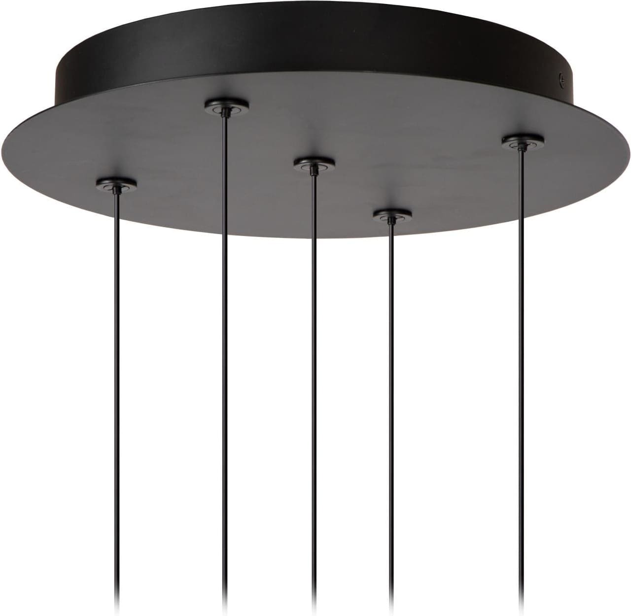Kligande Hanglamp Ø30 cm Led Dimb. - Zwart Lucide Hanglamp 13496/36/30