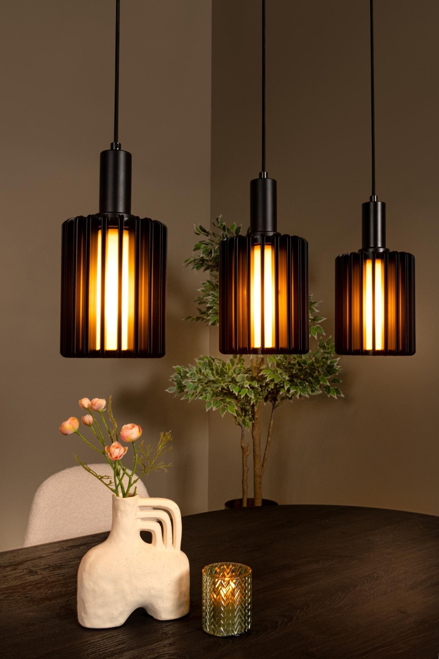 Lambres Hanglamp - Zwart Lucide Hanglamp 45410/05/30