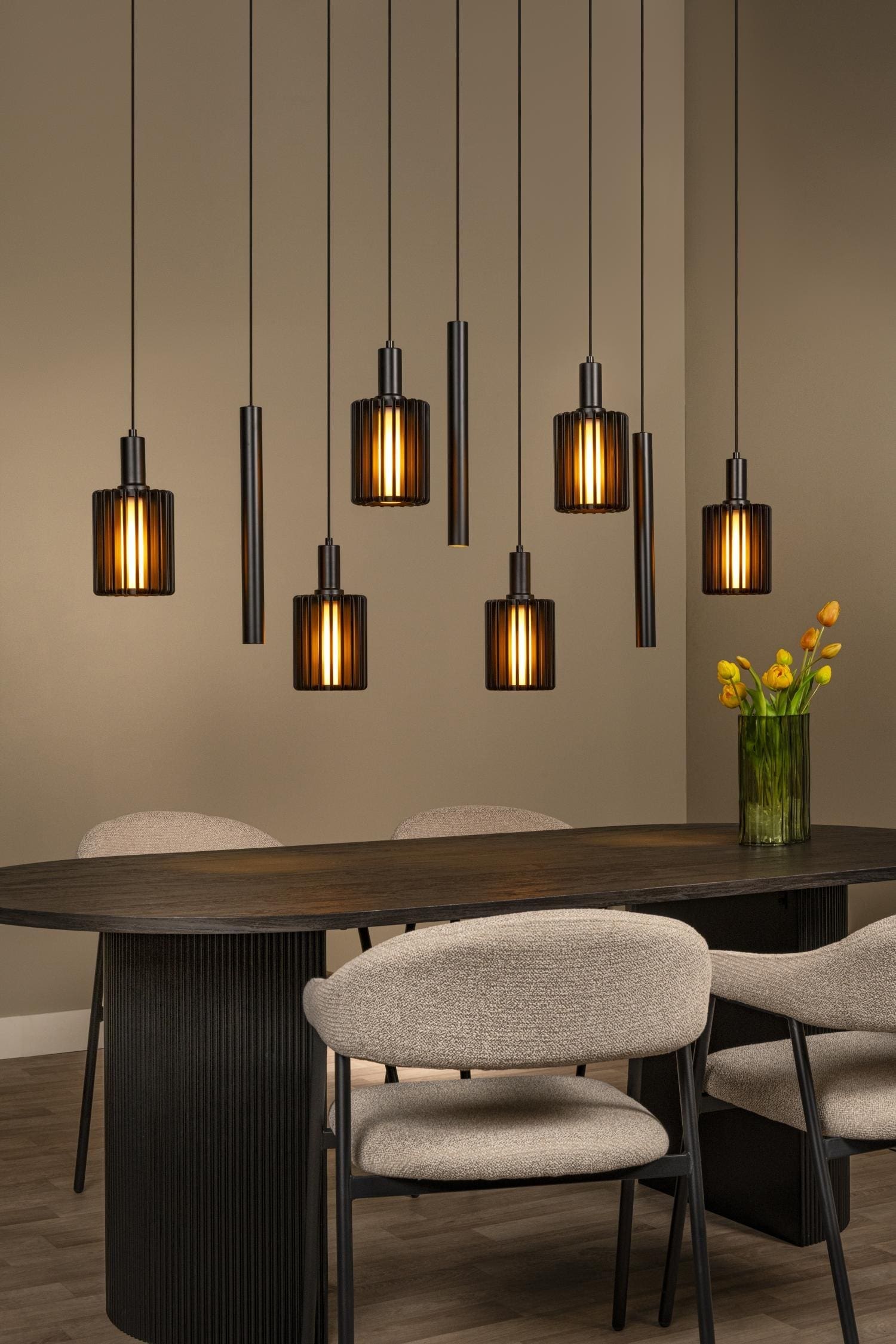Lambres Hanglamp - Zwart Lucide Hanglamp 45410/09/30