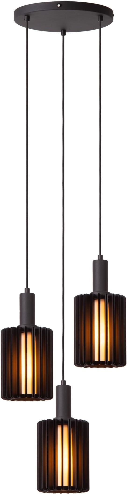 Lambres Hanglamp - Zwart Lucide Hanglamp 45410/13/30