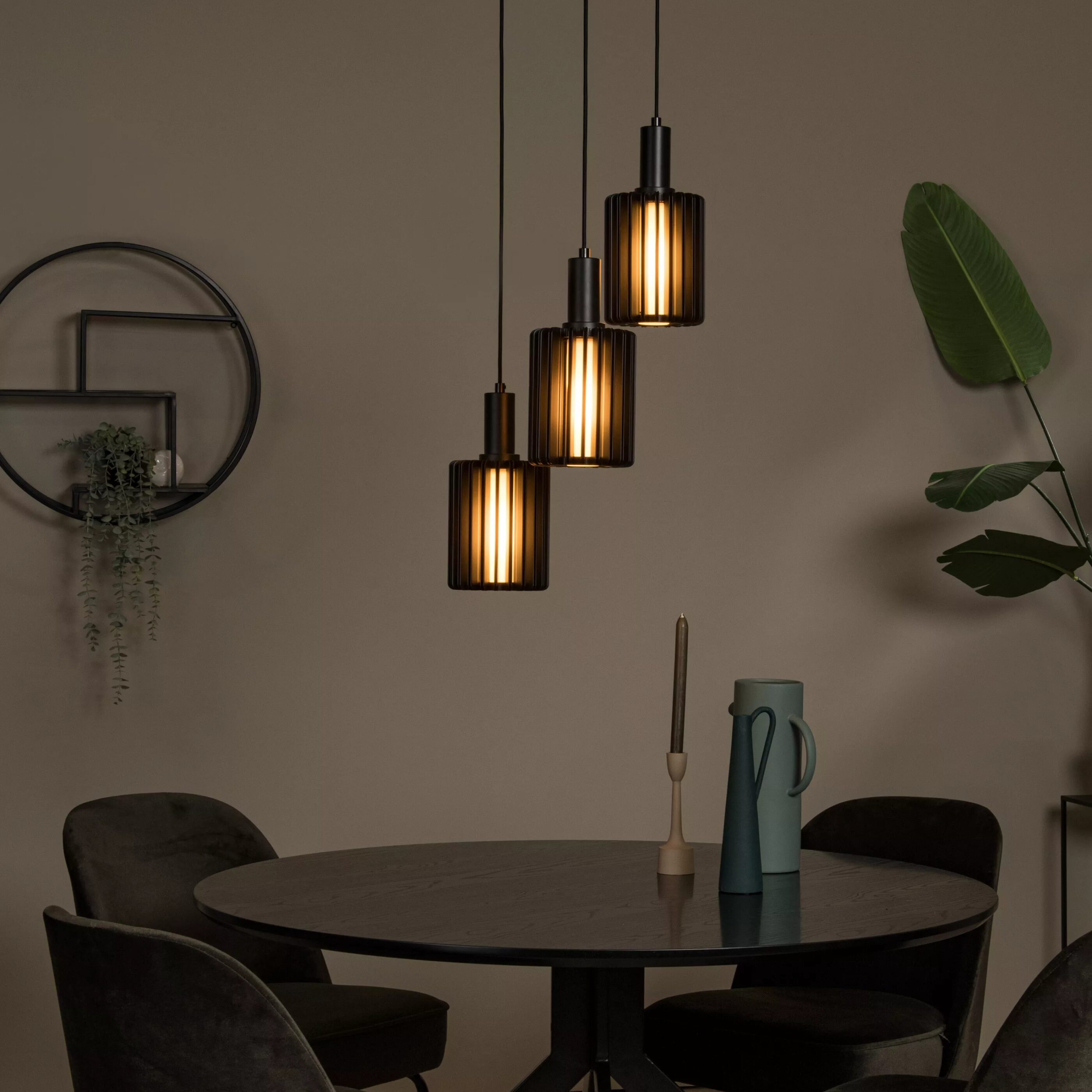 Lambres Hanglamp - Zwart Lucide Hanglamp 45410/13/30