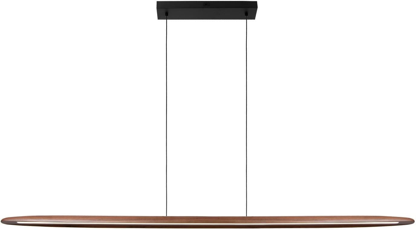 Langholt Hanglamp Led Dimb. Cct - Licht Hout | Vibes Lucide Hanglamp 01402/28/72
