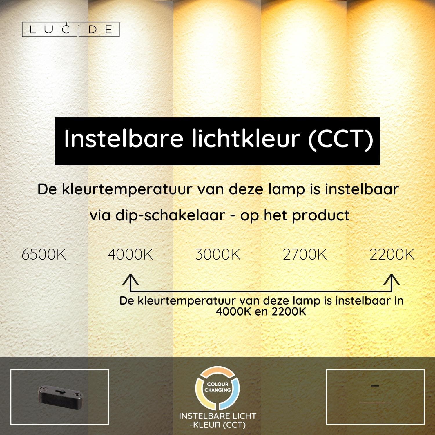 Langholt Hanglamp Led Dimb. Cct - Licht Hout | Vibes Lucide Hanglamp 01402/28/72