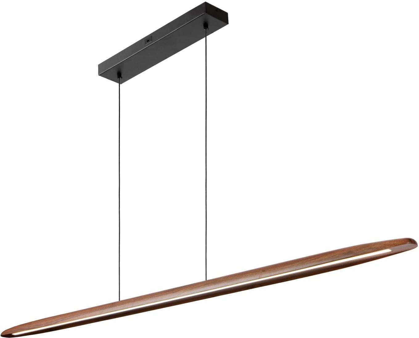 Langholt Hanglamp Led Dimb. Cct - Licht Hout | Vibes Lucide Hanglamp 01402/28/72
