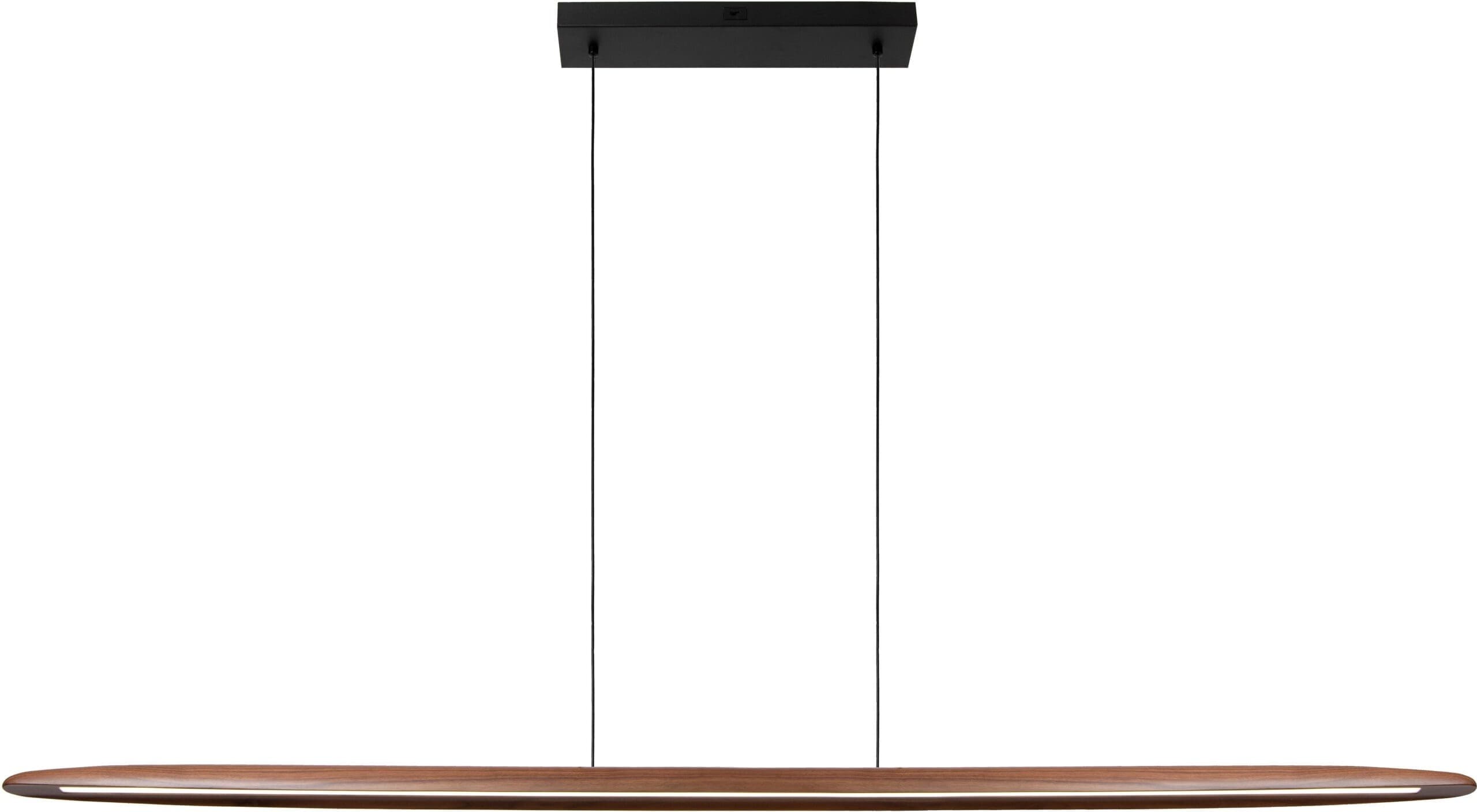 Langholt Hanglamp Led Dimb. Cct - Licht Hout | Vibes Lucide Hanglamp 01402/28/72