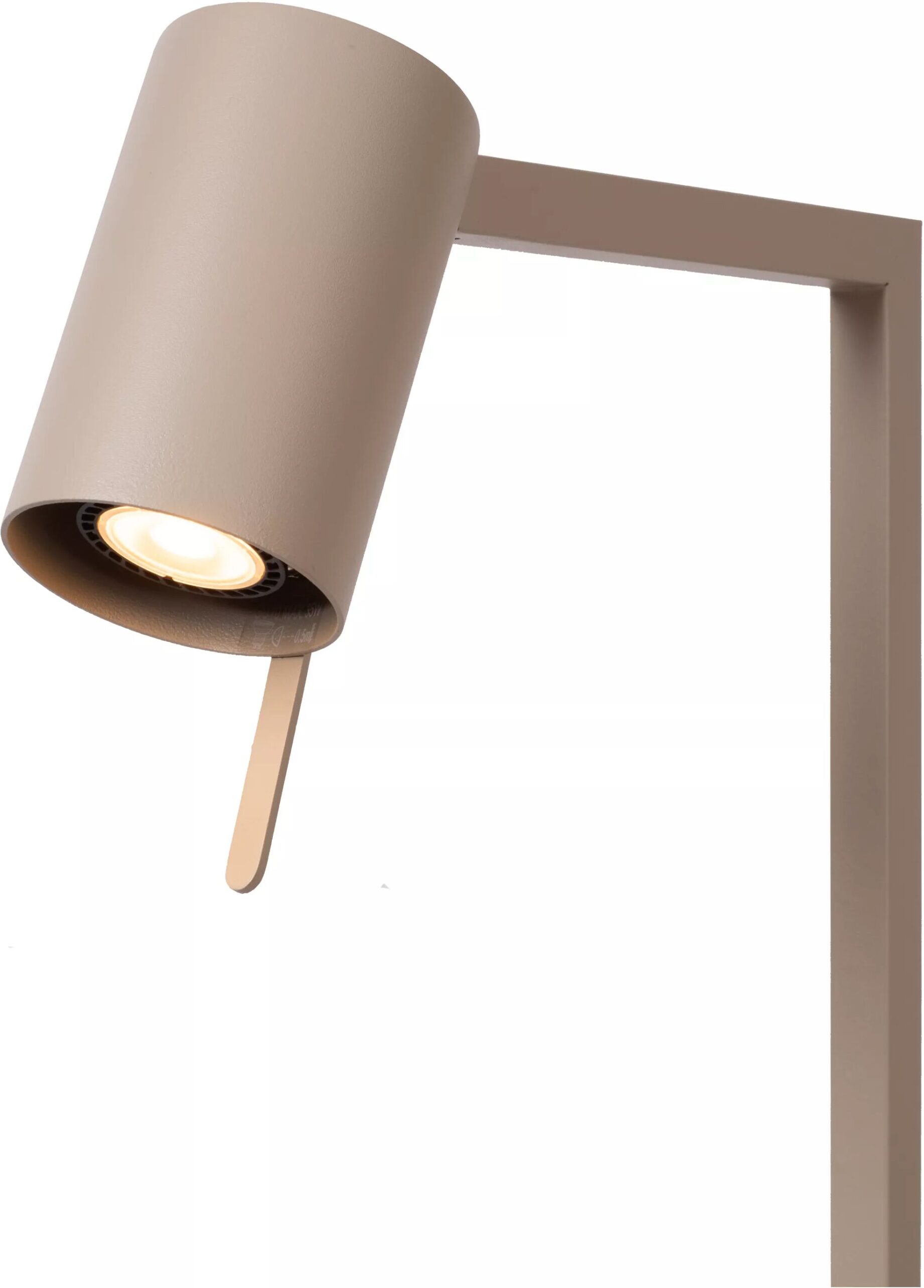 Lesley Leeslamp - Taupe Lucide Vloerlamp 03725/01/41