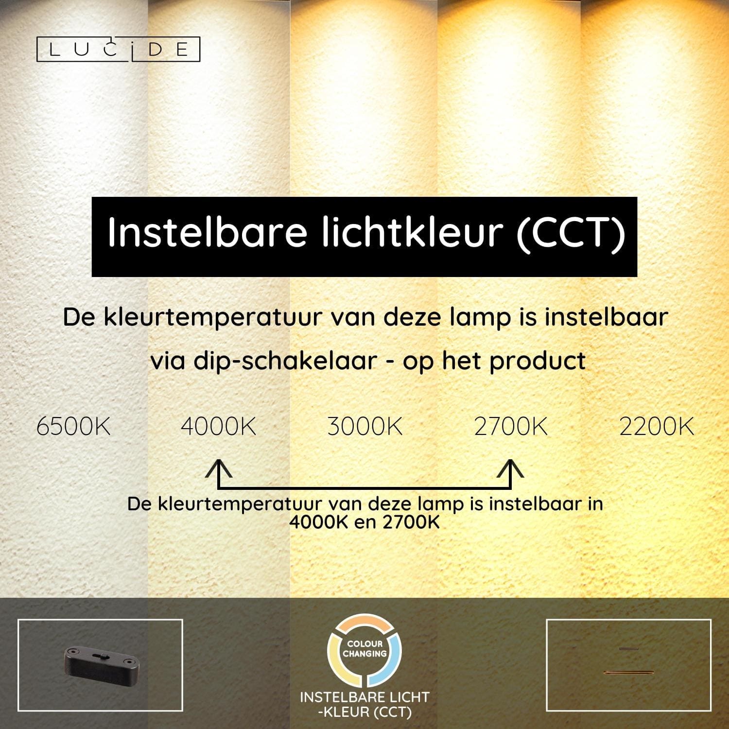 Liane Hanglamp Led Dimb. Cct - Roest Bruin | Vibes Lucide Hanglamp 46404/99/97