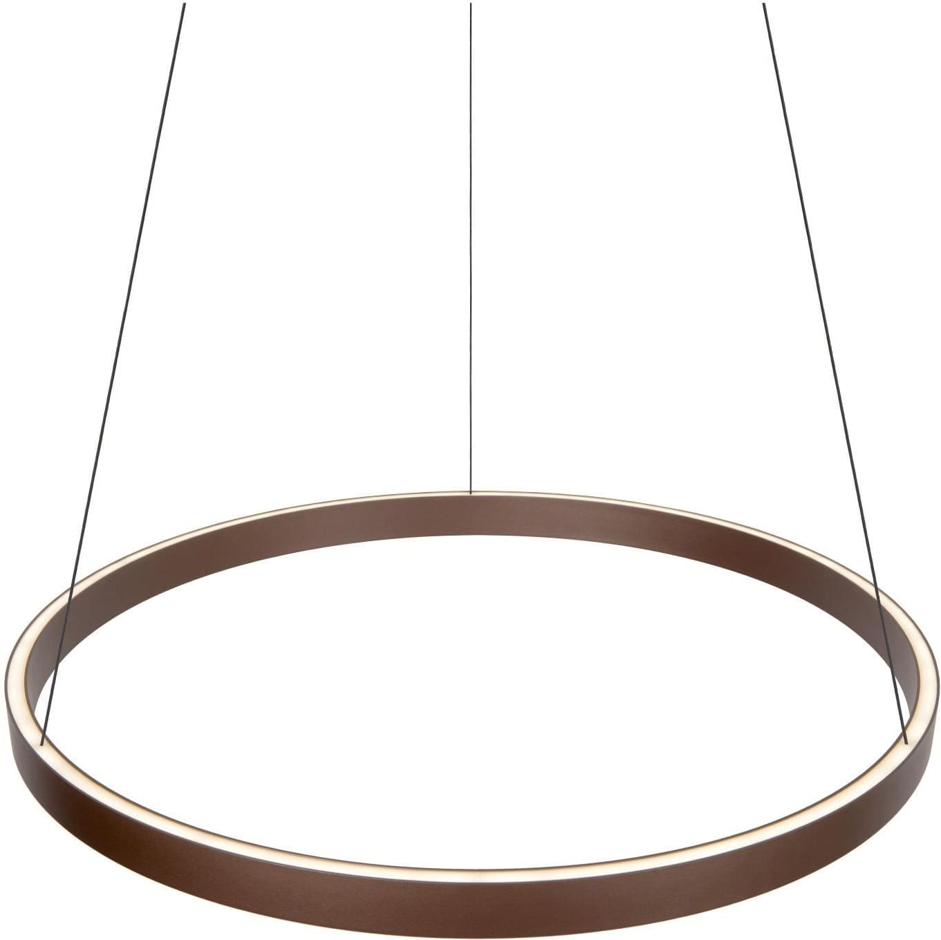 Liane Hanglamp Ø80 cm Led Dimb. Cct - Roest Bruin | Vibes Lucide Hanglamp 46404/80/97