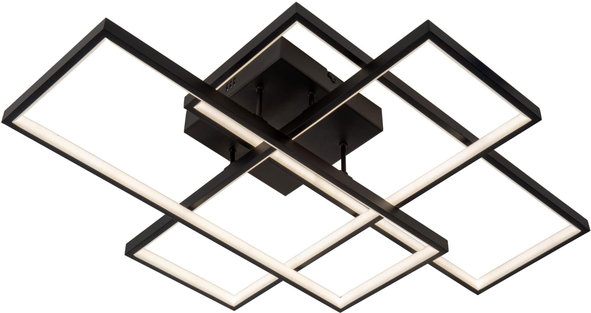 Lokero Plafonnière Led Dimb. Cct - Zwart Lucide Plafondlamp 78101/60/30