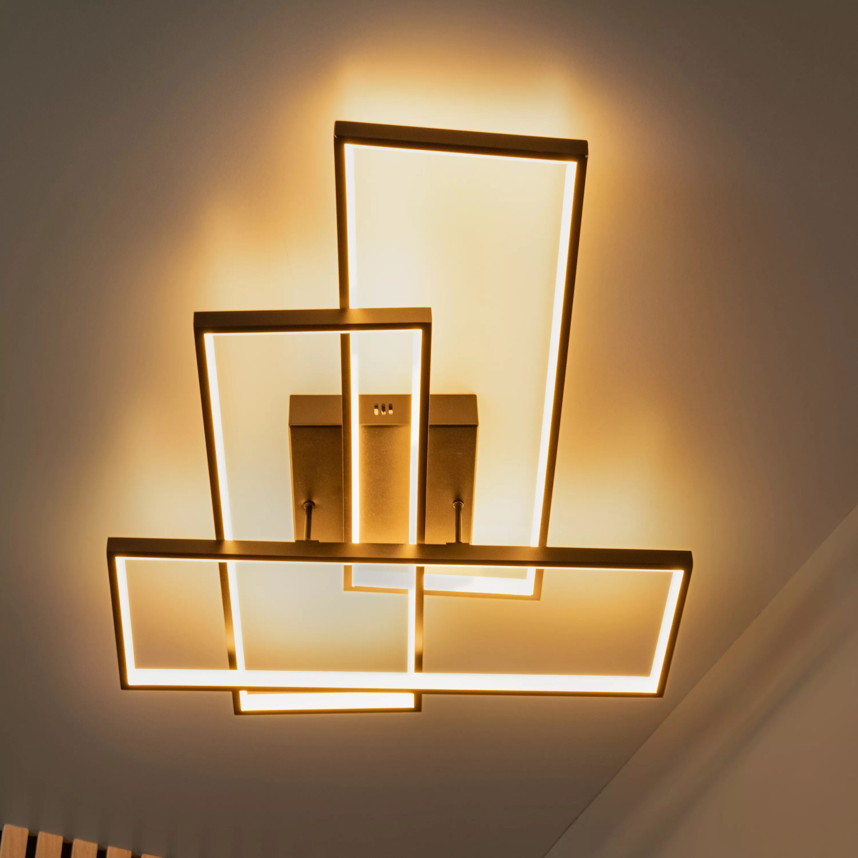 Lokero Plafonnière Led Dimb. Cct - Zwart Lucide Plafondlamp 78101/60/30