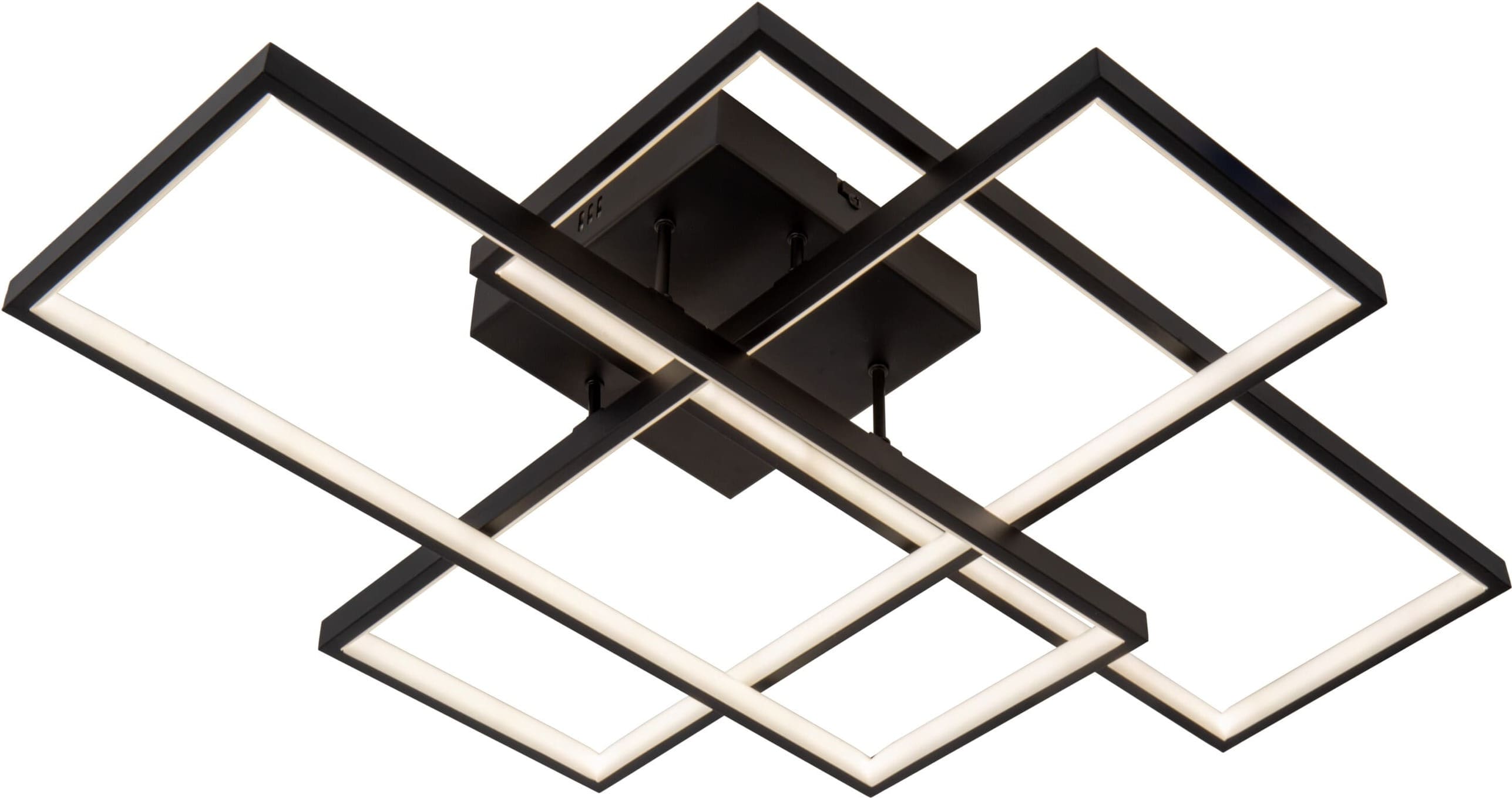 Lokero Plafonnière Led Dimb. Cct - Zwart Lucide Plafondlamp 78101/60/30