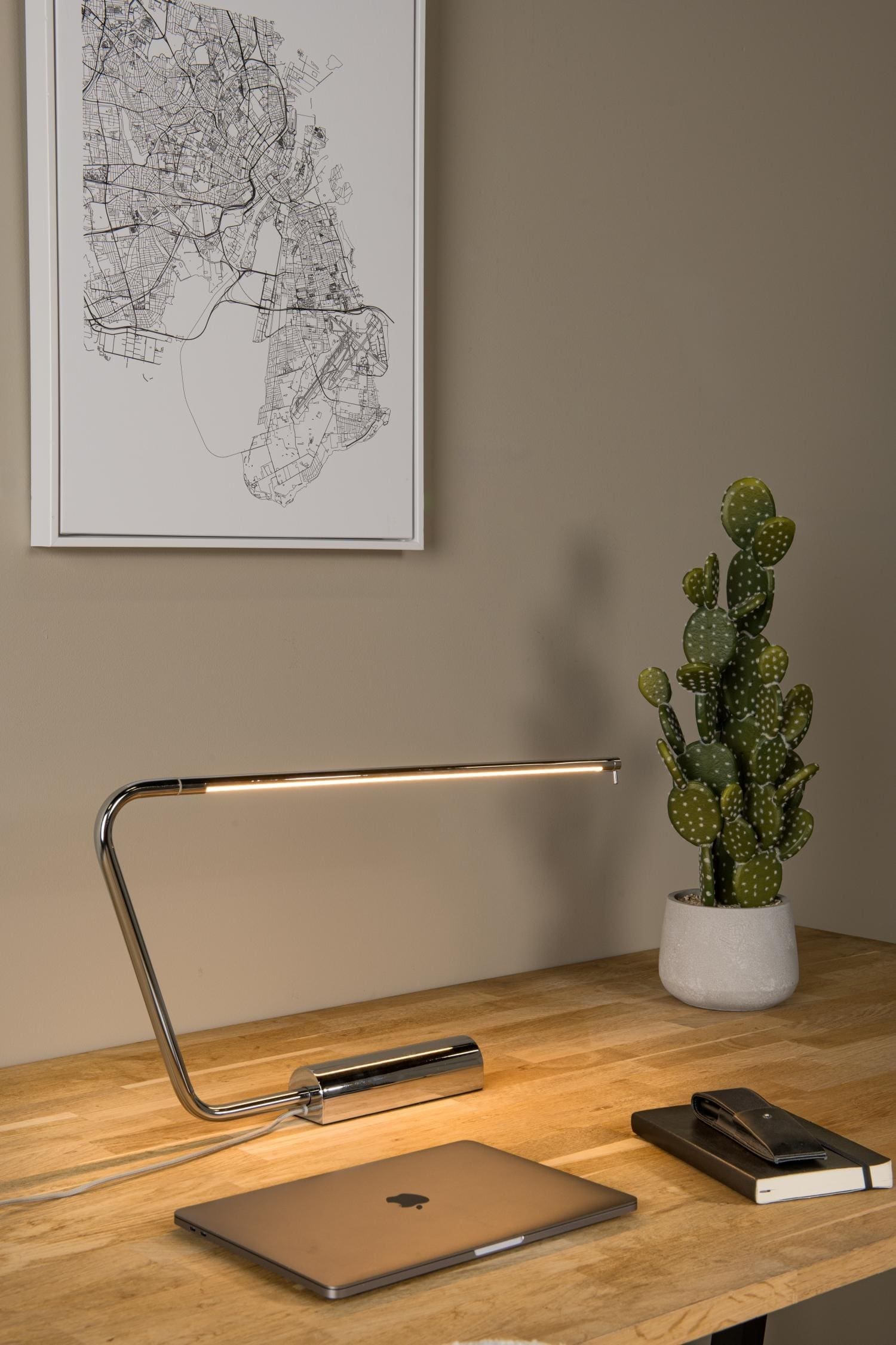 Madison Bureaulamp Led Dimb. - Chroom Lucide Bureaulamp 44503/06/11