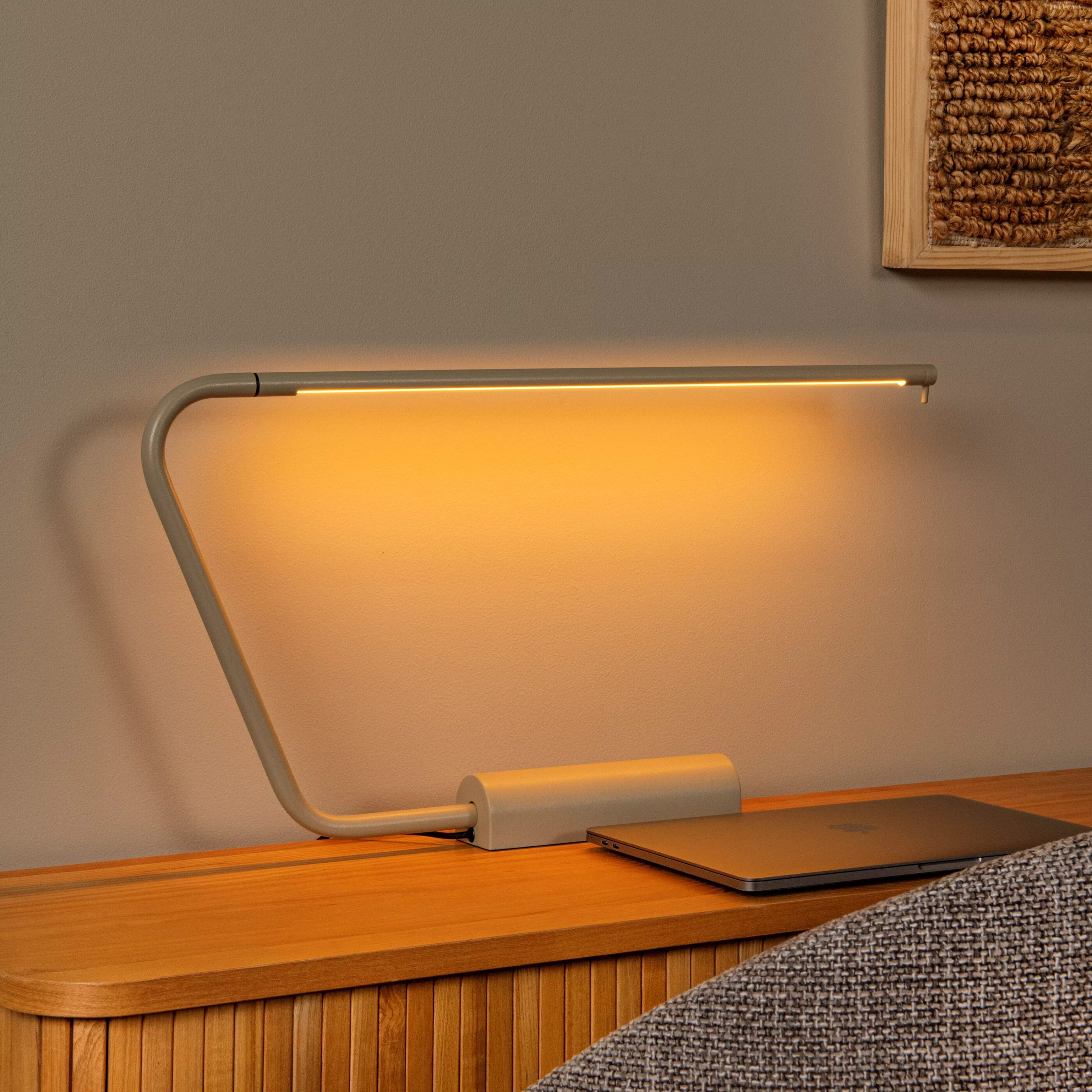 Madison Bureaulamp Led Dimb. - Taupe Lucide Bureaulamp 44503/06/41