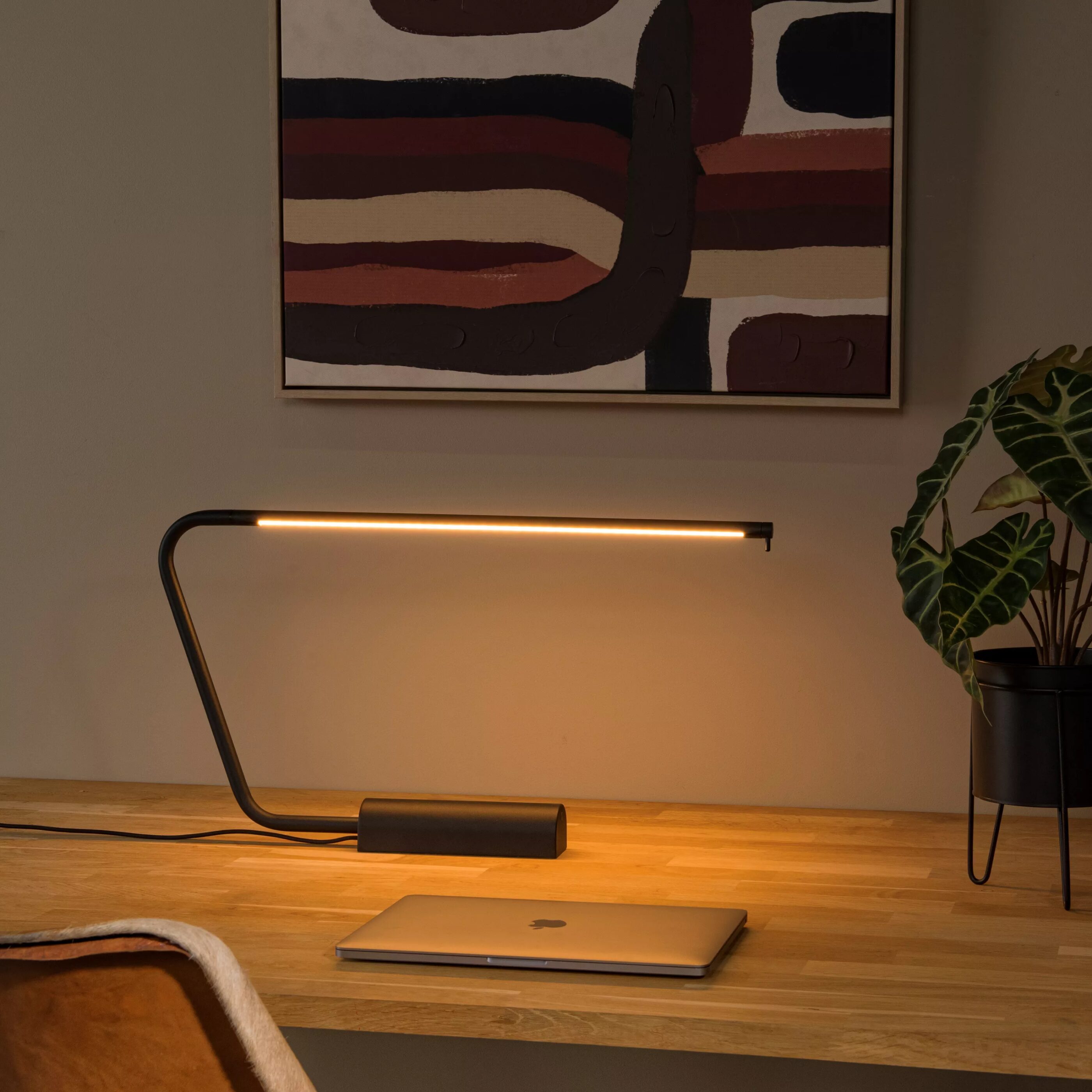 Madison Bureaulamp Led Dimb. - Zwart Lucide Bureaulamp 44503/06/30