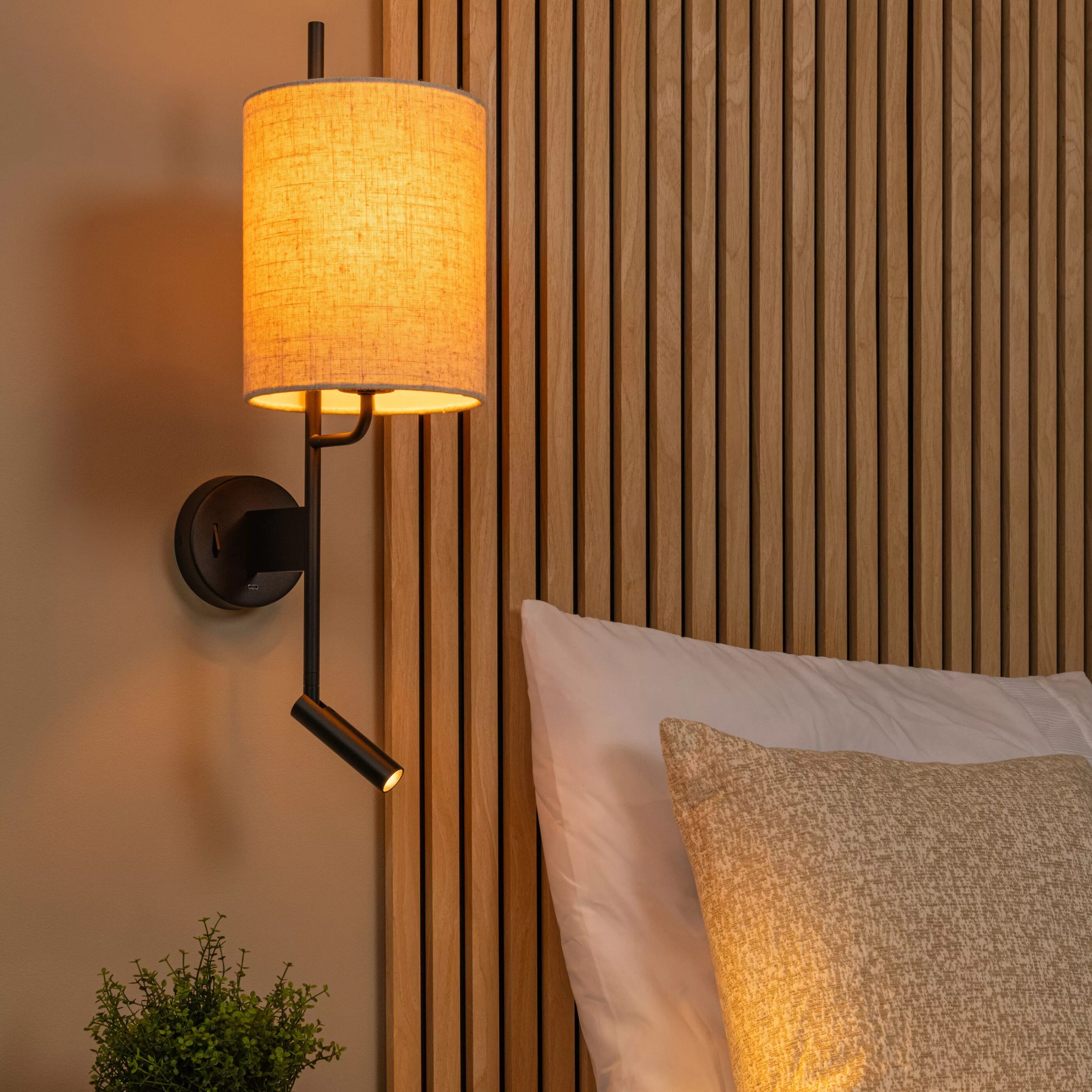 Magic Wandlamp 1xe27 - Zwart Lucide Wandlamp 68211/82/30