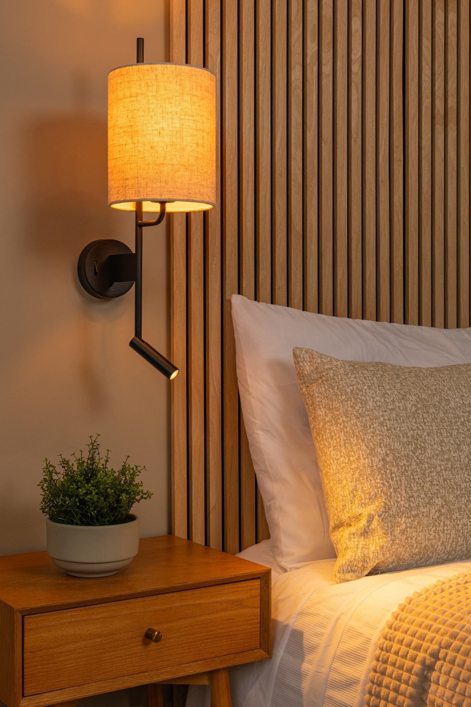 Magic Wandlamp 1xe27 - Zwart Lucide Wandlamp 68211/82/30