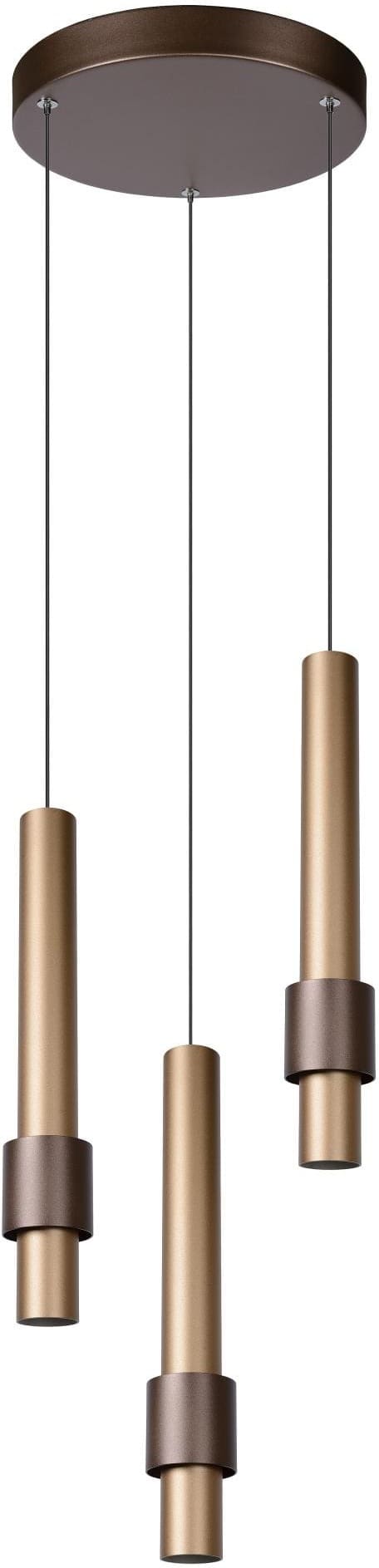 Margary Hanglamp Ø28 cm Led Dimb. - Koffie Lucide Hanglamp 24402/15/96