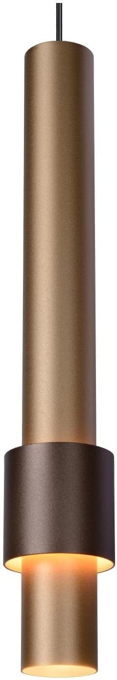 Margary Hanglamp Ø28 cm Led Dimb. - Koffie Lucide Hanglamp 24402/15/96