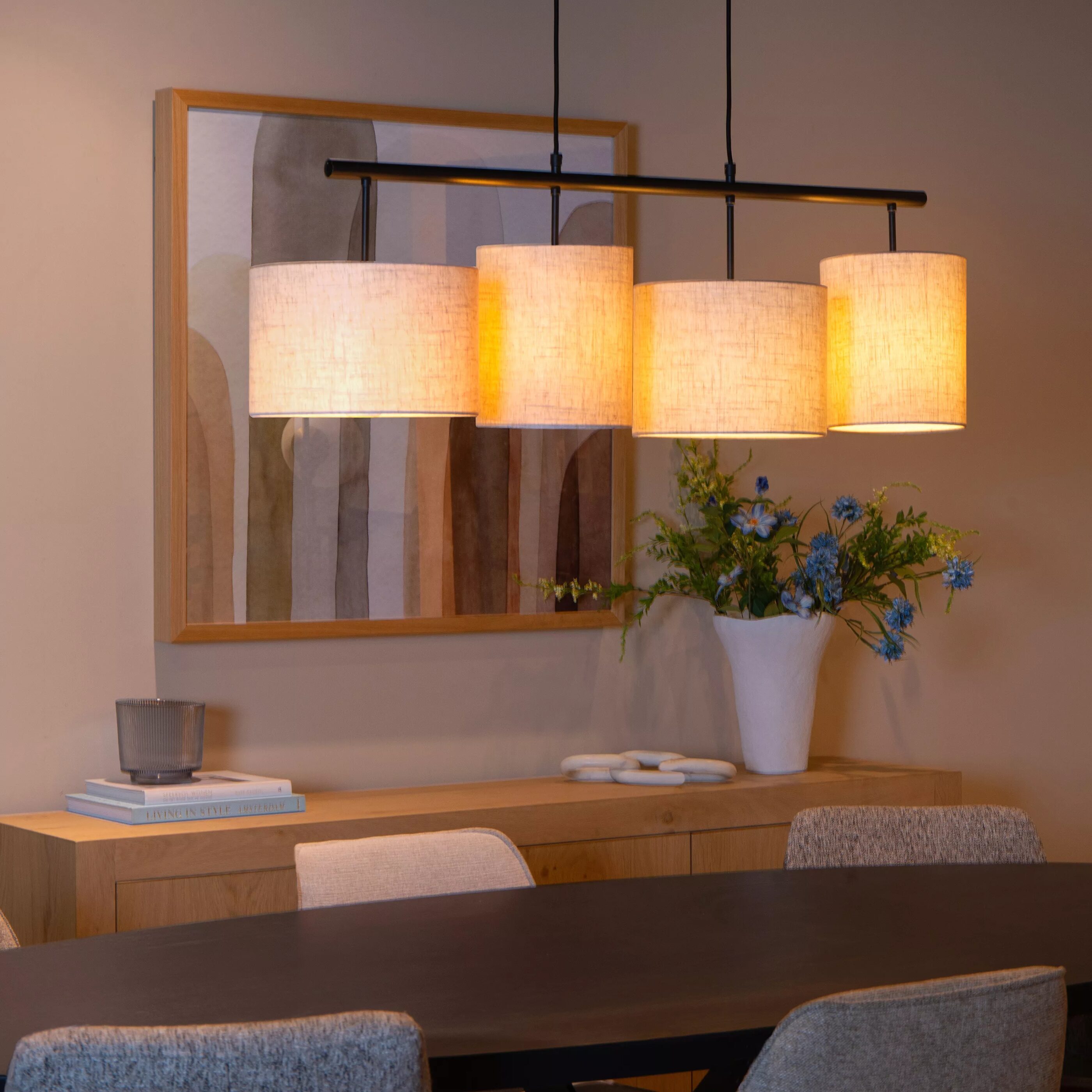 Maya Hanglamp - Beige Lucide Hanglamp 45409/04/38